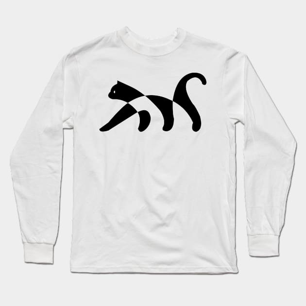 Cat Gift Idea Long Sleeve T-Shirt by evergreen_brand